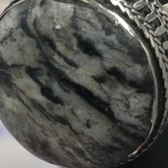 Afghan Stone Ring, Handmade Kuchi Ring, Statement Ring, Gift For Her - Picture 4 of 4